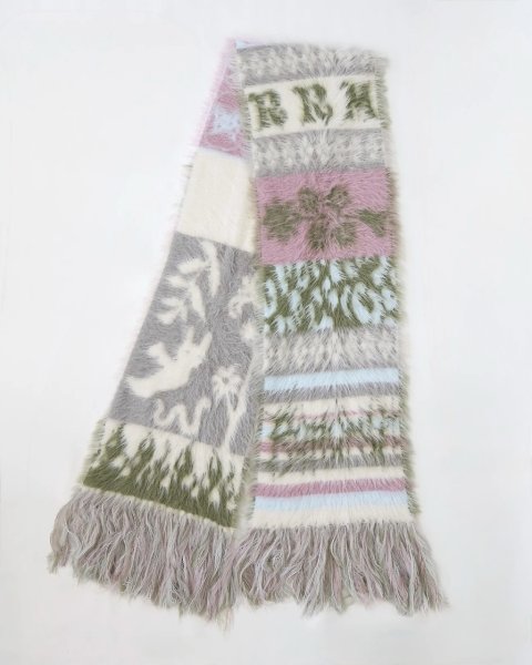 画像5:  rurumu: Floaters fluffy muffler ivory (5)