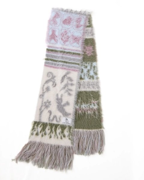 画像4:  rurumu: Floaters fluffy muffler ivory (4)