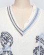 画像7: rurumu: 25AW mimi jacquard over size vest ivory (7)
