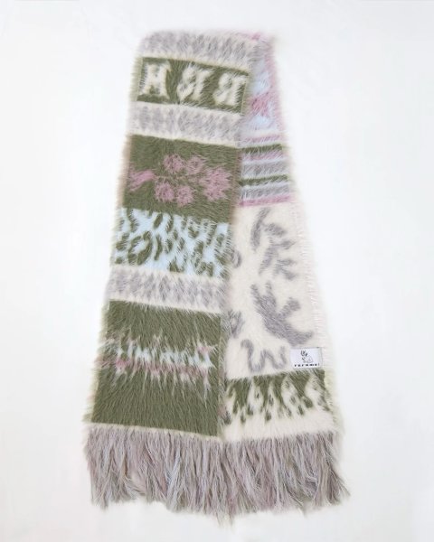 画像6:  rurumu: Floaters fluffy muffler ivory (6)
