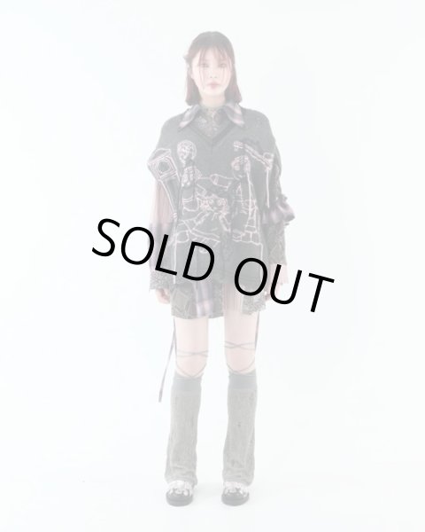 画像8: rurumu: 25AW mimi jacquard over size vest　gray (8)