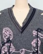 画像5: rurumu: 25AW mimi jacquard over size vest gray (5)