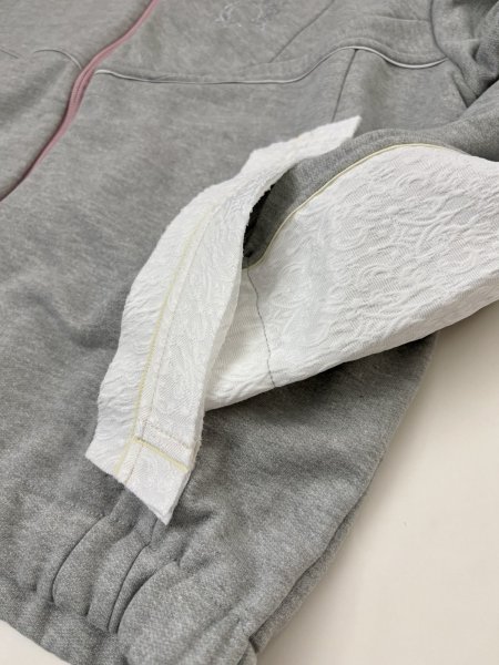 画像5: Ω 切替ジャージトップ Grey White (5)