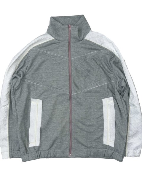 画像1: Ω 切替ジャージトップ Grey White (1)