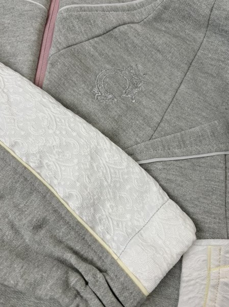 画像6: Ω 切替ジャージトップ Grey White (6)