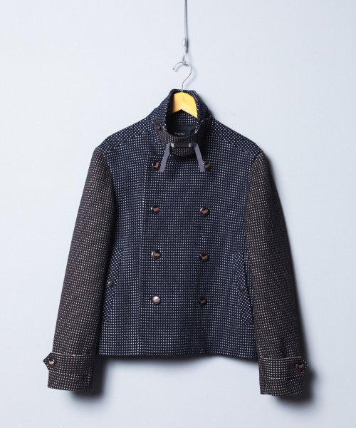 画像2: N'enuphar　ハチスツィード　ショートPコート (2)