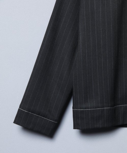 画像9: N'enuphar　家紋刺繍　リバーシブルトラッカーブルゾン (9)