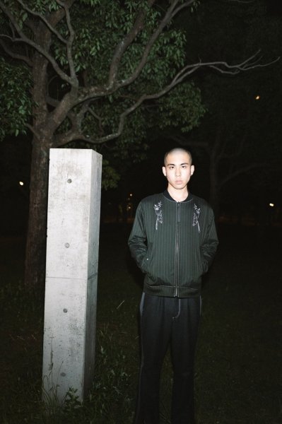 画像13: N'enuphar　家紋刺繍　リバーシブルトラッカーブルゾン (13)