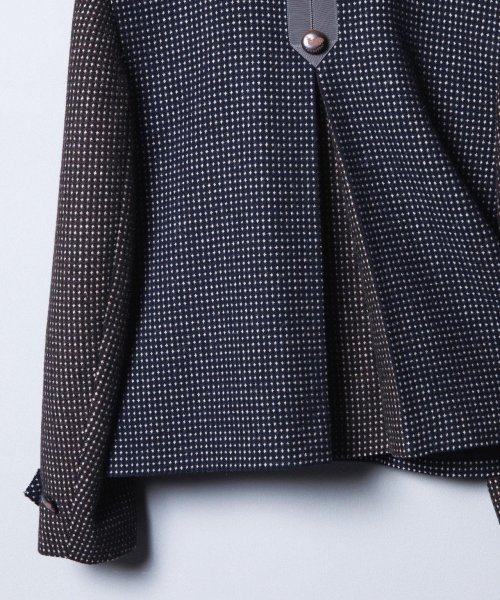 画像11: N'enuphar　ハチスツィード　ショートPコート (11)