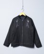 画像1: N'enuphar　家紋刺繍　リバーシブルトラッカーブルゾン (1)
