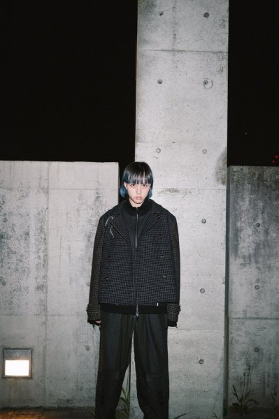 画像14: N'enuphar　ハチスツィード　ショートPコート (14)