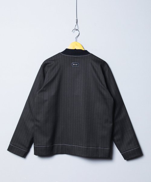 画像2: N'enuphar　家紋刺繍　リバーシブルトラッカーブルゾン (2)