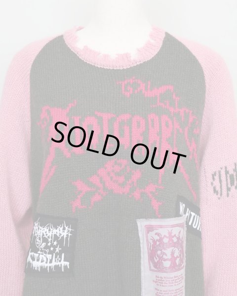 画像5: rurumu: 25AW rurumu:×KIDILL raglan pullover (medium) pink (5)