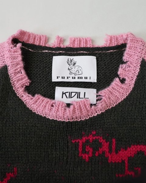 画像5: rurumu: 25AW rurumu:×KIDILL raglan pullover (large) pink (5)
