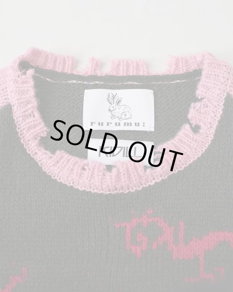 画像5: rurumu: 25AW rurumu:×KIDILL raglan pullover (large) pink (5)