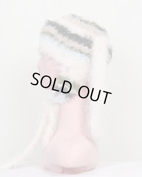 画像3: rurumu: 25AW usa-mimi fluffy beanie ivory (3)