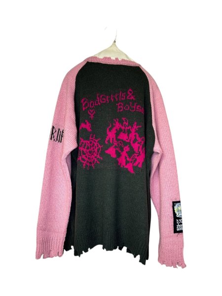 画像2: rurumu: 25AW rurumu:×KIDILL raglan pullover (large) pink (2)