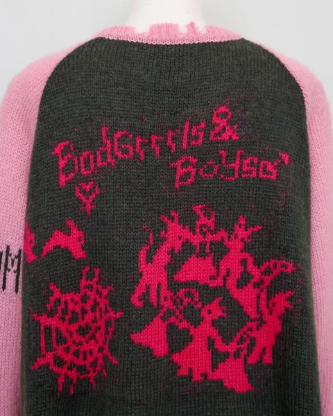 画像6: rurumu: 25AW rurumu:×KIDILL raglan pullover (medium) pink (6)