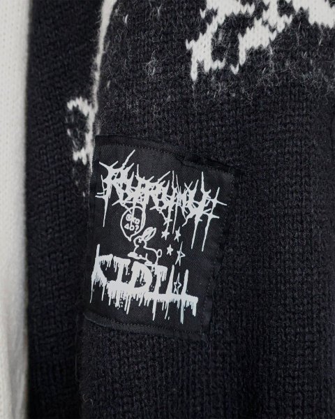 画像6: rurumu: 25AW rurumu:×KIDILL raglan pullover (large)black (6)