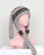 画像1: rurumu: 25AW usa-mimi fluffy beanie gray (1)