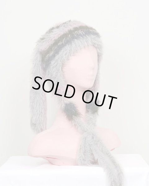 画像1: rurumu: 25AW usa-mimi fluffy beanie gray (1)