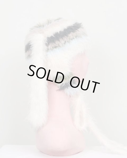 画像2: rurumu: 25AW usa-mimi fluffy beanie ivory (2)