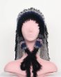 画像2: rurumu: 25AW usa-mimi fluffy beanie black (2)
