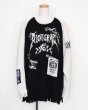 画像1: rurumu: 25AW rurumu:×KIDILL raglan pullover (large)black (1)