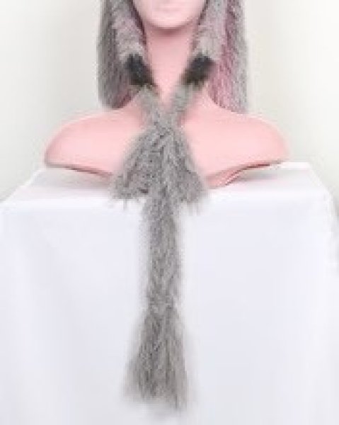 画像6: rurumu: 25AW usa-mimi fluffy beanie gray (6)