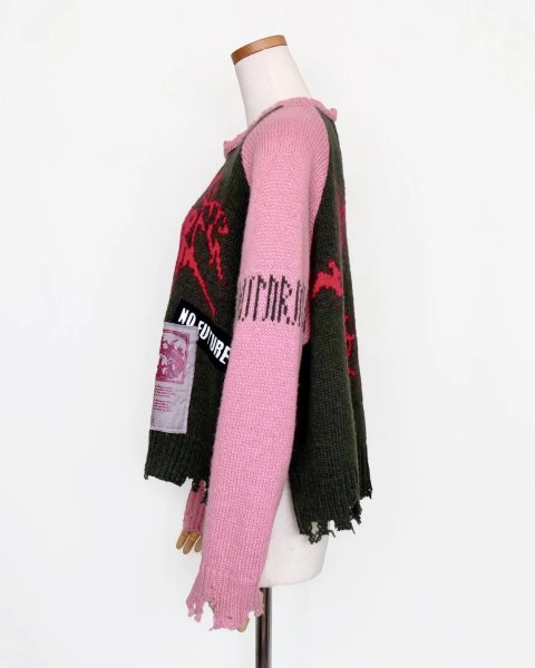 画像4: rurumu: 25AW rurumu:×KIDILL raglan pullover (medium) pink (4)