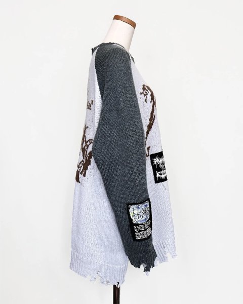 画像3: rurumu: 25AW rurumu:×KIDILL raglan pullover (large) sax blue (3)