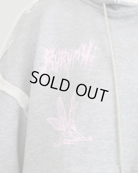 画像6: rurumu: collage printed layered hoodie (6)