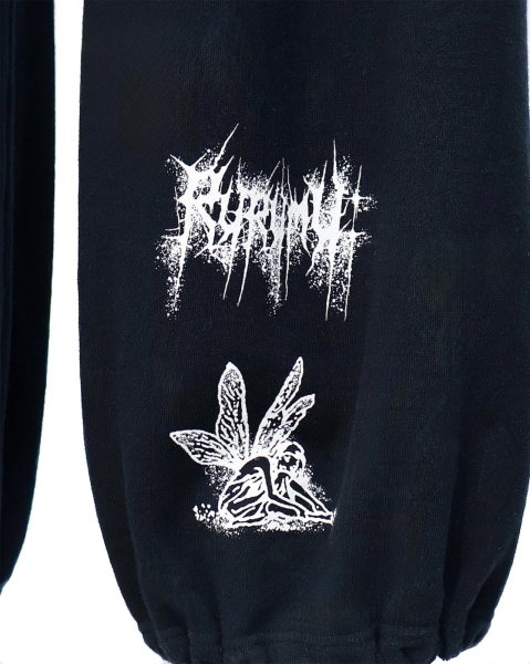 画像6: rurumu: collage printed lounge pants black (6)
