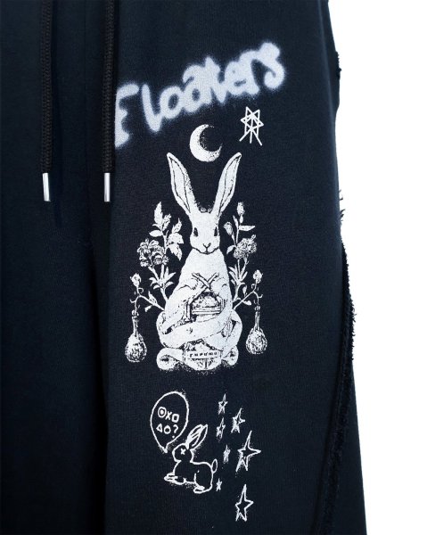 画像8: rurumu: collage printed lounge pants black (8)