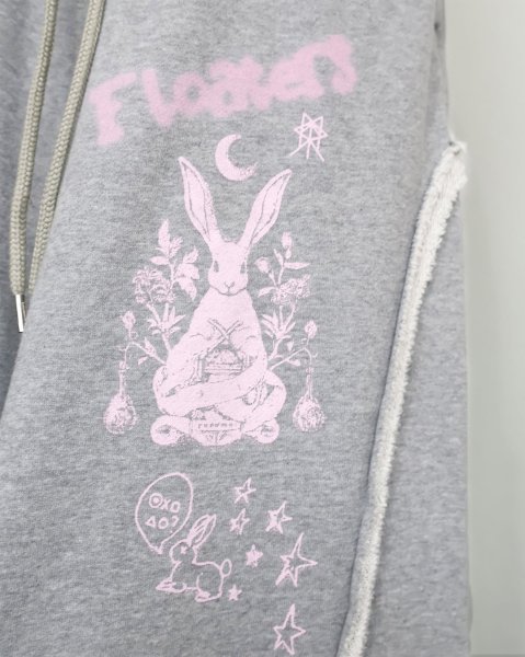 画像5: rurumu: collage printed lounge pants gray (5)