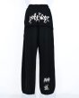 画像2: rurumu: collage printed lounge pants black (2)