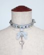 画像1: rurumu:  25AW burning heart multi studs choker gray (1)