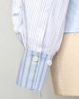 画像9: rurumu: 25AW lace up stripe shirts sax blue (9)