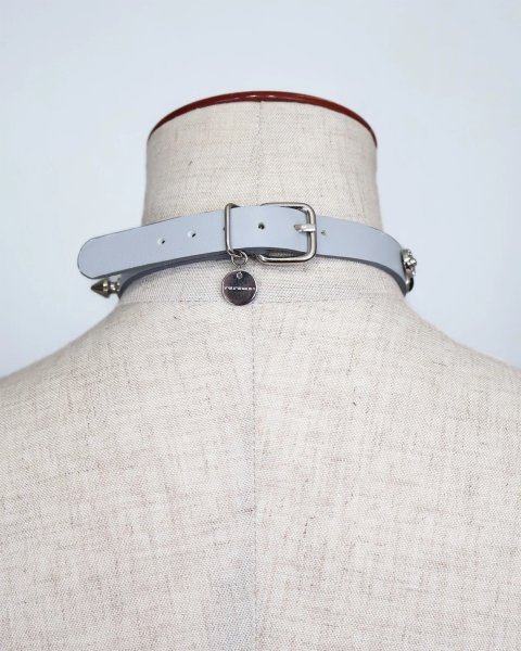 画像6: rurumu:  25AW burning heart multi studs choker gray (6)