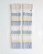 画像1: rurumu:  25AW multi border JQ arm warmer ivory (1)