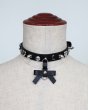 画像3: rurumu:  25AW burning heart multi studs choker black (3)