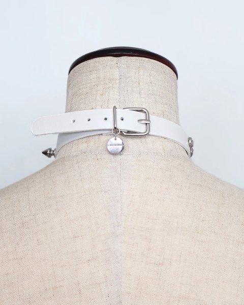 画像6: rurumu:  25AW burning heart multi studs choker ivory (6)