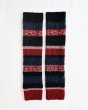 画像2: rurumu:  25AW multi border JQ arm warmer black (2)
