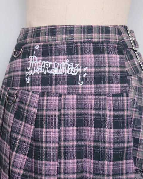 画像5: urumu: 25AW belted pleats rolled mini skirt (5)