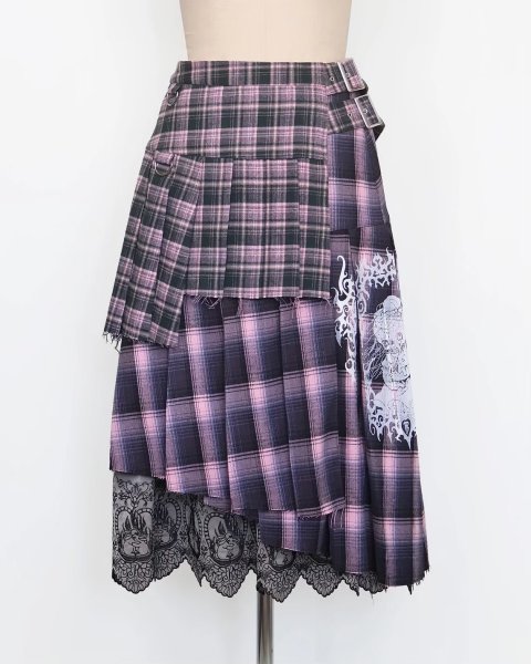 画像1: urumu: 25AW belted pleats rolled long skirt (1)