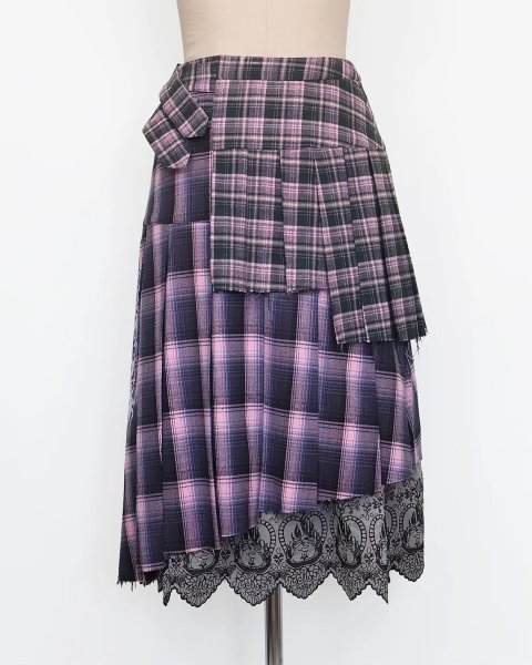 画像2: urumu: 25AW belted pleats rolled long skirt (2)