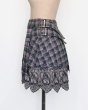 画像4: urumu: 25AW belted pleats rolled mini skirt (4)
