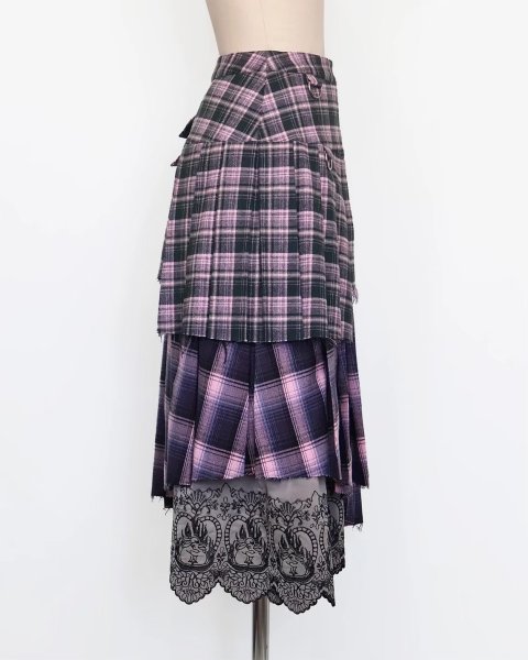 画像3: urumu: 25AW belted pleats rolled long skirt (3)