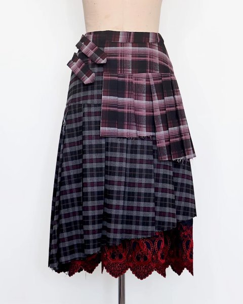 画像2: urumu: 25AW belted pleats rolled long skirt (2)