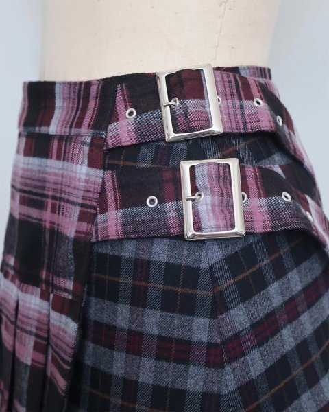 画像7: urumu: 25AW belted pleats rolled long skirt (7)